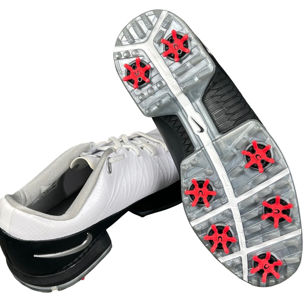 Nike Zoom Attack Women Golf Cleats Shoes White Black 853739-101 Size 8 US 41 EUR - Picture 3 of 9